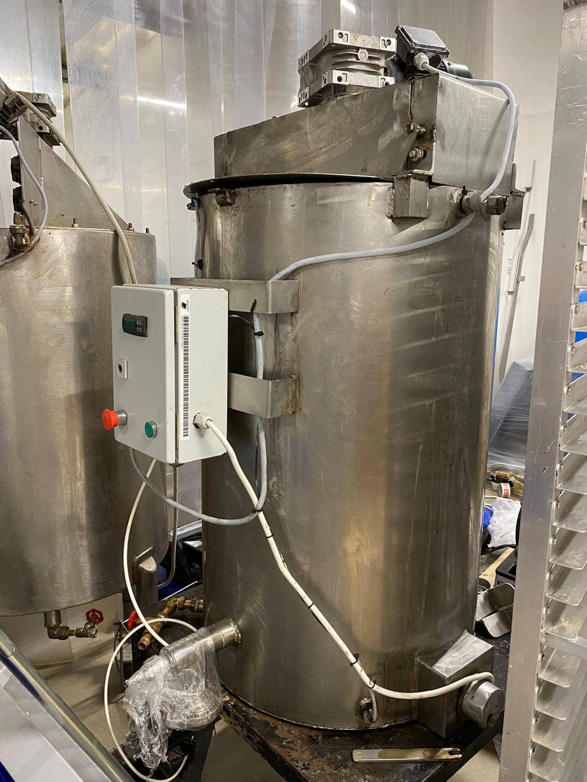 Chocolate Heated Mixing Tank with Scraper
