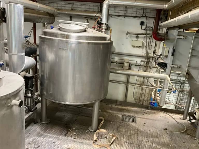 De Gouwe S/S Jacketed Buffer Tank 1000 LTS