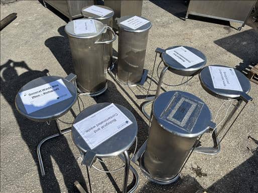 Teknomek Stainless bins