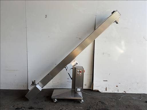 Maschinpex Flighted elevator conveyor